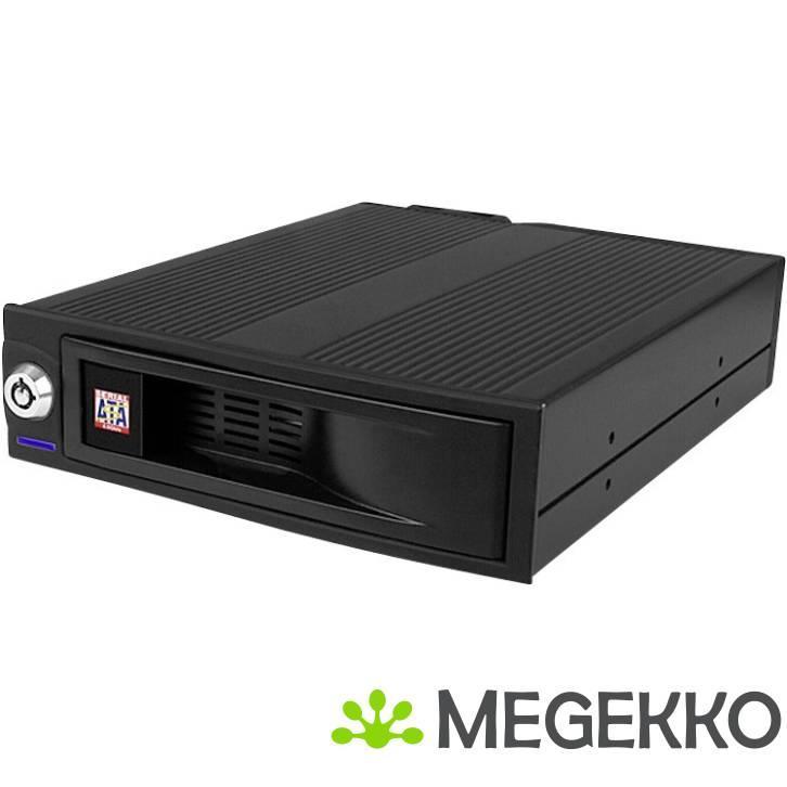 ICY BOX IB-170SK-B 3.5 Trayless Mobile Rack 3,5 SATA, Computers en Software, Harde schijven, Nieuw, Verzenden