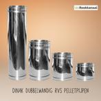 Pelletpijp dubbelwandig lage prijs, Huis en Inrichting, Kachels, Ophalen of Verzenden, Nieuw, Hout, Vrijstaand