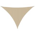 Zonnedoek Driehoek 4x5x5m Beige Oxford - tweedekansje - O..., Tuin en Terras, Schaduwdoeken, Ophalen of Verzenden, Nieuw