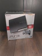Playstation 3 Slim Zwart 320 gb in doos, Ophalen of Verzenden, Nieuw