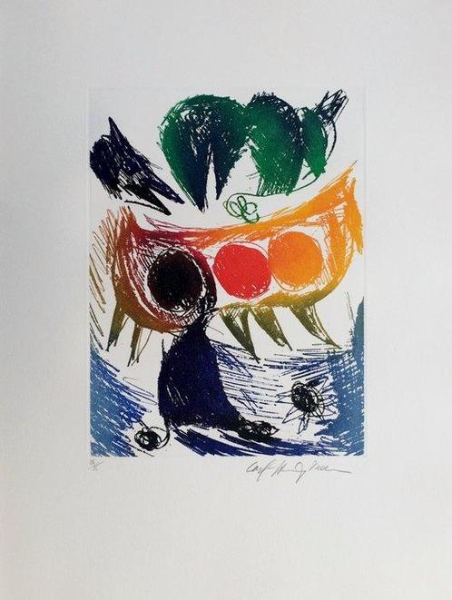 Carl-Henning Pedersen (1913-2007) - Vivre oiseau, Antiek en Kunst, Antiek | Overige Antiek
