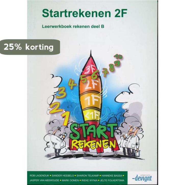 Startrekenen 2F werkboek B 9789490998165 8721101697174, Boeken, Overige Boeken, Zo goed als nieuw, Verzenden