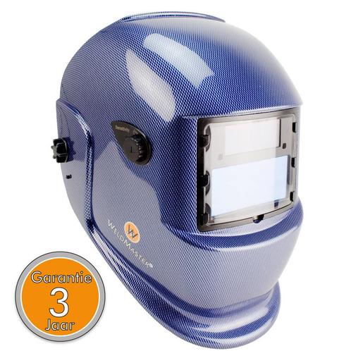 Automatische lashelm WeldMaster S777A Blauw Carbon, Doe-het-zelf en Verbouw, Gereedschap | Lasapparaten, Overige typen, Nieuw