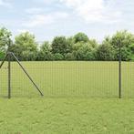 vidaXL Euro hek grijs 1x10 m staal, Verzenden, Nieuw, IJzer
