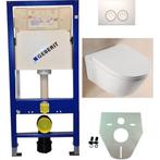Geberit UP100 Toiletset - Metro Wandcloset met Zitting -, Doe-het-zelf en Verbouw, Sanitair, Ophalen of Verzenden, Nieuw