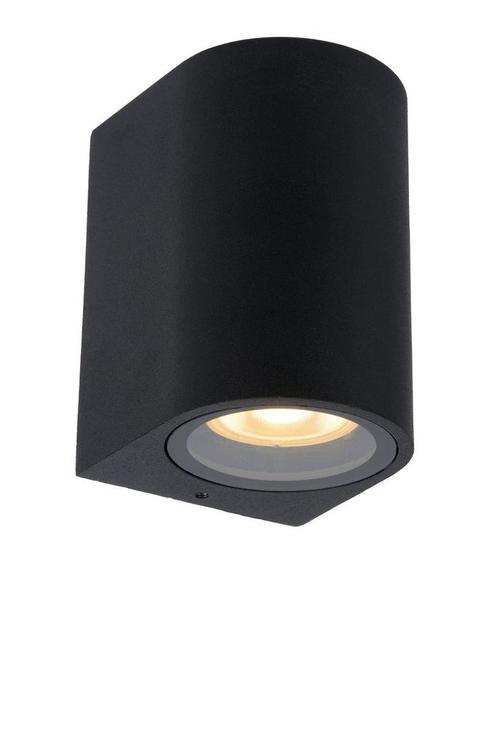 Lucide ZARO - Wandspot Buiten 1xGU10 IP44 Zwart, Tuin en Terras, Buitenverlichting, Nieuw, Aluminium, Verzenden