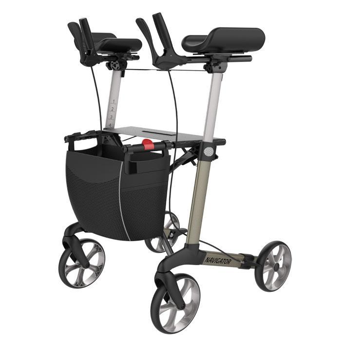 Rollator Navigator met draaibare onderarmschalen, Diversen, Verpleegmiddelen, Ophalen of Verzenden