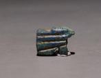 Oud-Egyptisch Faience Udjat Amulet. Late Periode, 664 - 332, Verzamelen