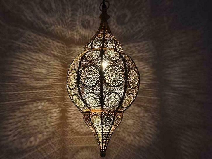 Oosterse filigrain hanglampen,marokkaanse,arabische sfeer, Huis en Inrichting, Lampen | Hanglampen, Nieuw, Metaal, Ophalen
