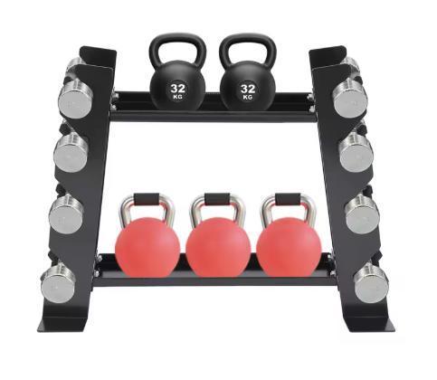 Halterstandaard 8 Posities – Compact Gewichtsrek Thuisgym, Sport en Fitness, Fitnessmaterialen, Nieuw, Verzenden