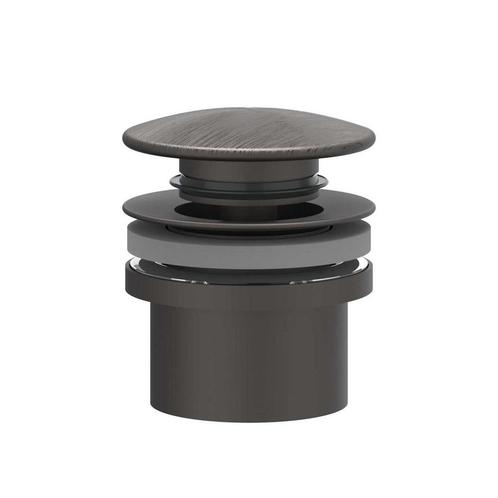 Design Afvoerplug IVY Stop&Go Geborsteld Carbon Black PVD, Doe-het-zelf en Verbouw, Sanitair, Overige typen, Nieuw, Ophalen of Verzenden