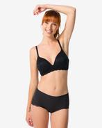 HEMA Medium corrigerende slip hoge taille met kant zwart, Verzenden, Zwart