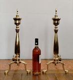 Schouw (2) - Gravé B - 1950-1960 - Paire de Chenets, Antiek en Kunst