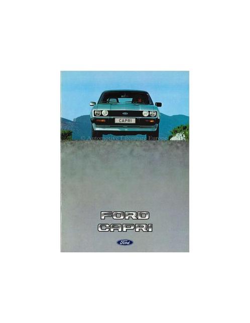 1982 FORD CAPRI BROCHURE NEDERLANDS, Boeken, Auto's | Folders en Tijdschriften, Ford