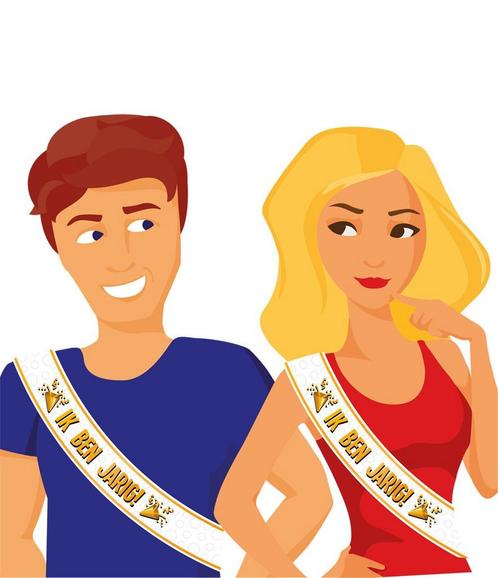 Sjerp Ik Ben Jarig, Hobby en Vrije tijd, Feestartikelen, Nieuw, Verzenden