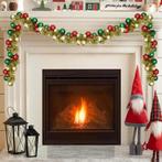 vidaXL Kerstbal Guirlande Multikleur 186 cm Polystyreen, Verzenden, Nieuw