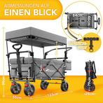 TRESKO® Bolderkar - Opvouwbaar - Bolderwagen - Grijs, Verzenden, Zo goed als nieuw