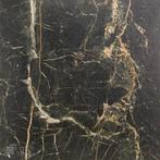 Devine black and gold mat zwarte vloertegels met gouden ader, Doe-het-zelf en Verbouw, Tegels, Verzenden, Nieuw
