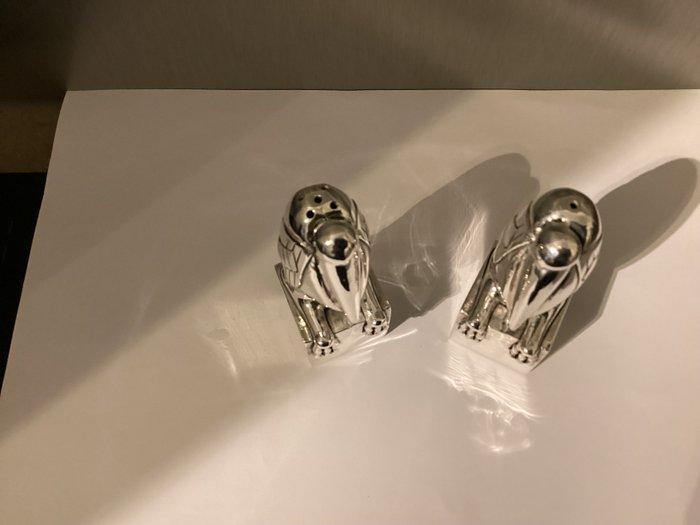 G.H. Laurent - Peper- en zoutstel (2) - Zilver 800 -, Antiek en Kunst, Kunst | Designobjecten