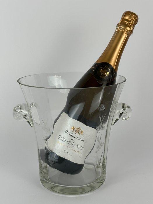 Champagne koeler - Een kristallen champagnekoeler - Kristal, Antiek en Kunst, Curiosa en Brocante