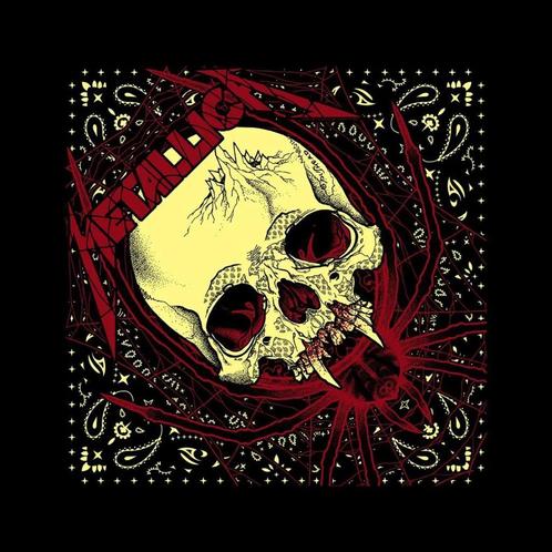 Metallica - Spider Skull - Bandana officiële merchandise, Verzamelen, Muziek, Artiesten en Beroemdheden, Kleding, Nieuw, Ophalen of Verzenden