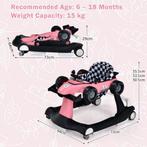2dekans | 4 In 1 Looprek Opvouwbaar Looprek met Instelbare, Kinderen en Baby's, Ophalen of Verzenden, Zo goed als nieuw