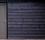 LUVIA Fins vuren Zweeds rabat 9-24x195x5100mm zwart gespoten, Ophalen of Verzenden, Nieuw