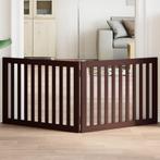 vidaXL Hondenhek inklapbaar 2 panelen 160 cm populierenhout, Dieren en Toebehoren, Honden-accessoires, Verzenden, Nieuw