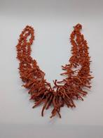 Koraal - Zilver - Halsketting