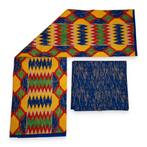 Afrikaanse stof - Two-Tone print Polycotton - 6 yard Combina, Ophalen of Verzenden, Nieuw