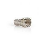 F-connector 5.5 mm plug - Nedis (Mannelijk, Metaal), Verzenden, Nieuw