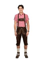 Kniebund lederhose bruin, Verzenden, Nieuw