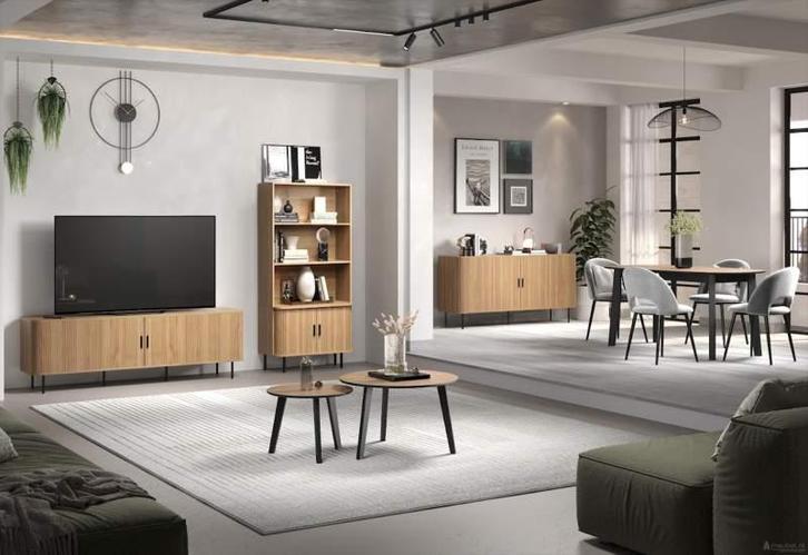 Woonkamerset Rijssen - industriele woonkamers, Huis en Inrichting, Complete eetkamers, Nieuw