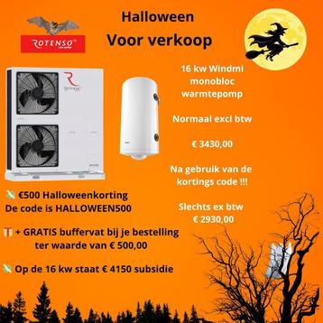Rotenso  Warmtepomp € 500 korting + gratis buffervat beschikbaar voor biedingen
