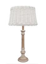 Tafellamp Hout Naturel - Hoogte 44 Cm - Verschillende, Huis en Inrichting, Lampen | Tafellampen, Minder dan 50 cm, Nieuw, Landelijk