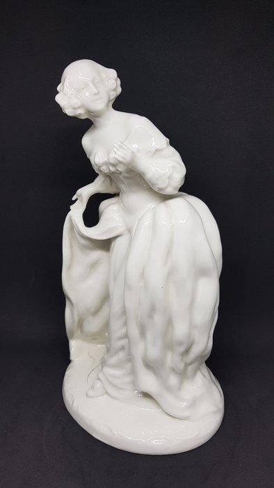 Royal Dux - Beeldje - Art Déco Lady - Porselein, Antiek en Kunst, Antiek | Glas en Kristal