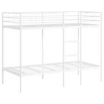 Stapelbed 90x200 Staal Wit | Gastenbed | OP = OP, Huis en Inrichting, 90 cm, Minder dan 160 cm, Ophalen of Verzenden, 200 cm