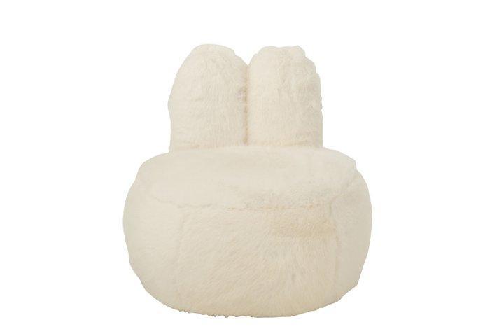 Kruk - Hout - Kids - vacht - konijntje, Antiek en Kunst, Kunst | Designobjecten