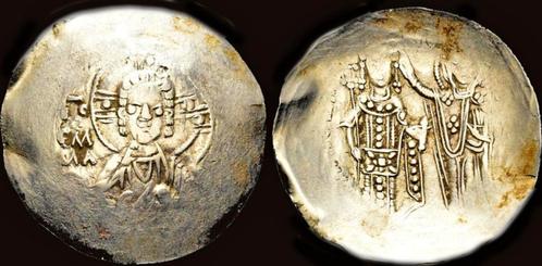 1143-1180ad Byzantine Manuel I Comnenus electrum aspron t..., Postzegels en Munten, Munten | Europa | Niet-Euromunten, Verzenden