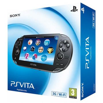 Sony PS Vita (Playstation Vita) Console - Zwart + 3G (Nieuw) beschikbaar voor biedingen