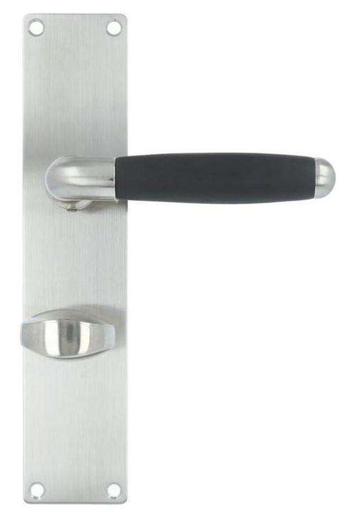 Deurklink Met schild Ton Model 1933 WC63/8 mat nikkel, Doe-het-zelf en Verbouw, Hang- en Sluitwerk, Verzenden