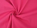 Biologisch katoen – Fuchsia, Hobby en Vrije tijd, Stoffen en Lappen, 120 cm of meer, Ophalen of Verzenden, Katoen, Roze