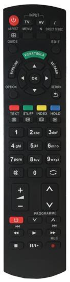 Alternatieve Panasonic N2QAYB000753 afstandsbediening, Verzenden, Nieuw