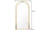 Muurspiegel ART DECO 160cm goud - 44678, Huis en Inrichting, Woonaccessoires | Spiegels, Ophalen of Verzenden, Nieuw