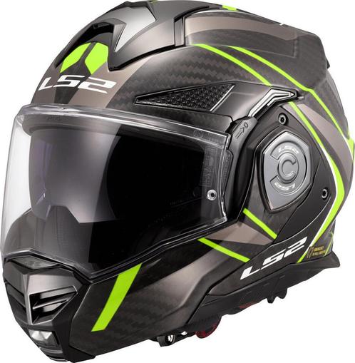 LS2 FF901 Advant X C Future II H-V Geel 06 Systeemhelm, Motoren, Kleding | Motorhelmen, Systeemhelm, Heren, XXL, Nieuw met kaartje