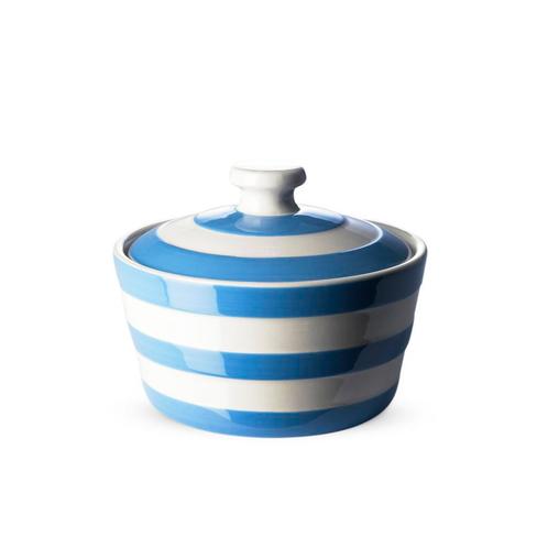 Cornishware Cornishblue - Botervloot blauw-wit Ø14cm, Huis en Inrichting, Keuken | Servies, Overige typen, Nieuw, Aardewerk, Overige stijlen