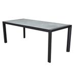 Dexter dining tuintafel 194x90xH74,5 cm antraciet, Ophalen of Verzenden, Nieuw