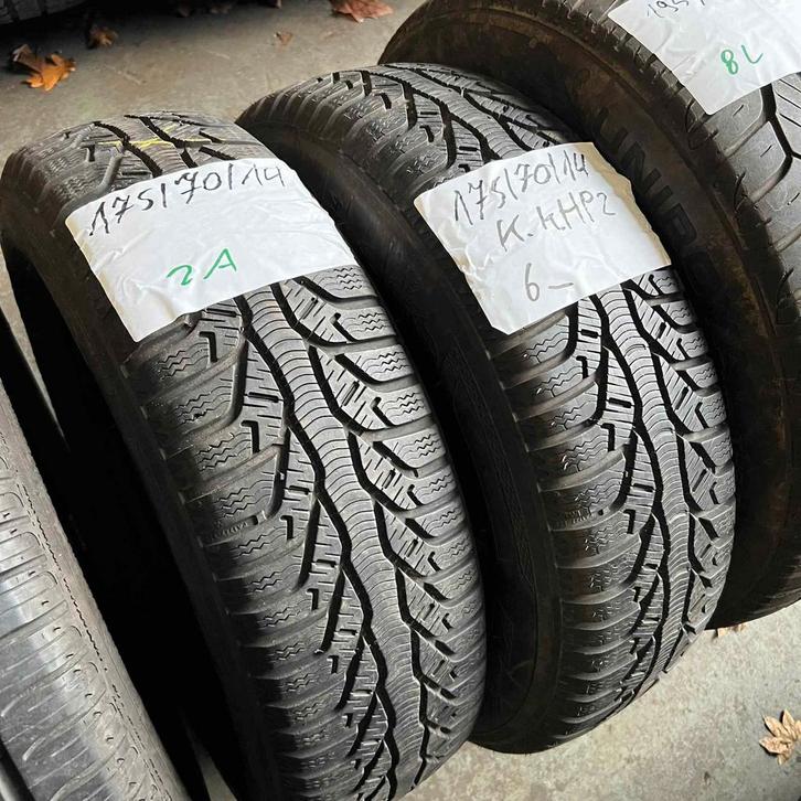 2 x Kleber Krisalp HP2 175-70-14 Winterbanden 6mm, Auto-onderdelen, Banden en Velgen, 14 inch, Winterbanden, 175 mm, Personenwagen