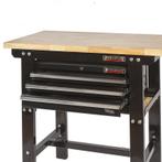 Werkbank 100 cm met hardhouten blad en gereedschapskist -, Ophalen of Verzenden, Nieuw