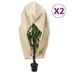 vidaXL Plantenhoezen met ritssluiting 2 st 70 g/m² 3,93x3,5, Verzenden, Nieuw